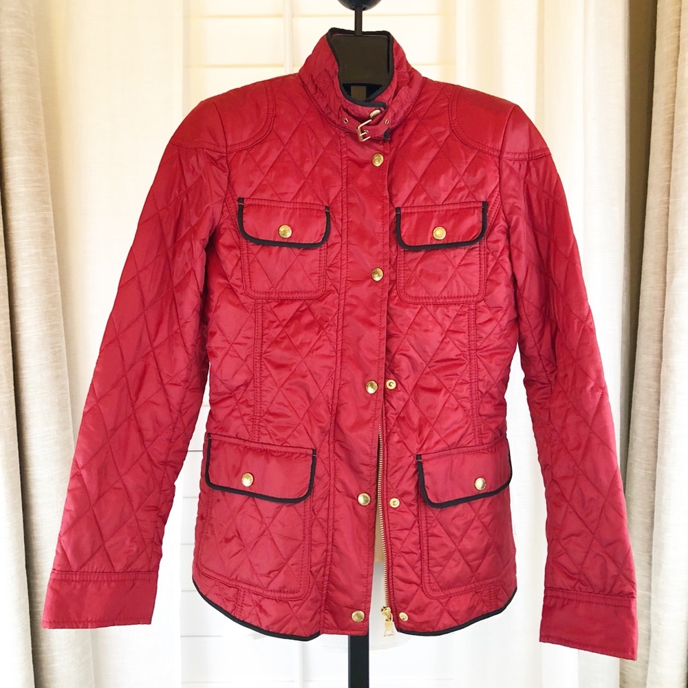Banana Republic Collared Quilted Blazer